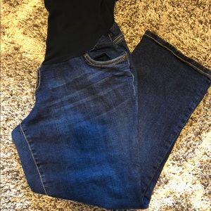 Indigo Blue maternity capris